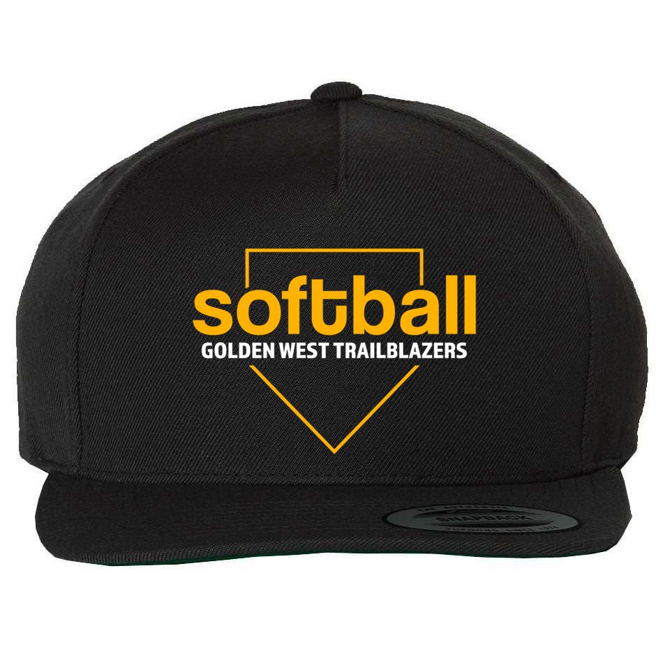 Softball Golden West Trailblazers Wool Snapback Cap