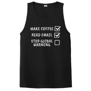 Stop Global Warming Checklist Climate Change Awareness PosiCharge Competitor Tank