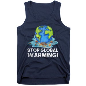 Stop Global Warming Climate Change Awareness Earth Day Tank Top