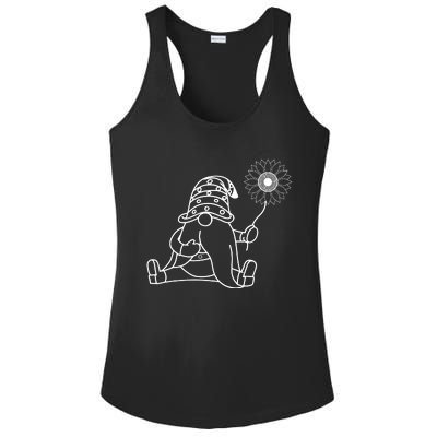 Summer Gnomes With Sunflower Ladies PosiCharge Competitor Racerback Tank