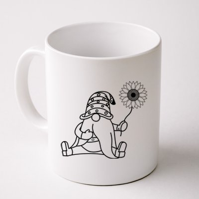 Summer Gnomes With Sunflower Coffee Mug