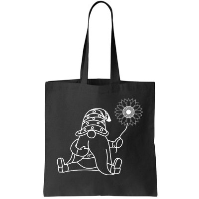 Summer Gnome With Sunflower Tote Bag