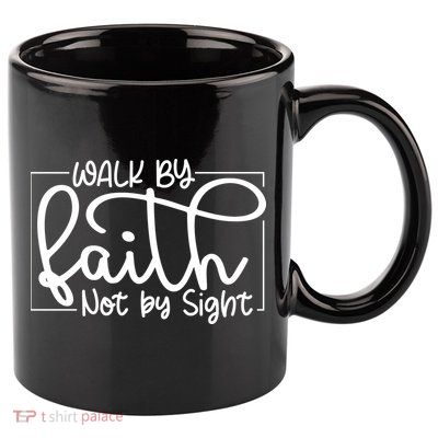 Shine Green Walk By Faith 11oz C Handle Ceramic Mug