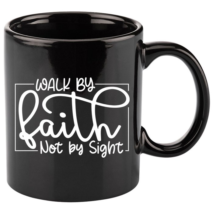 Shine Green Walk By Faith 11oz C Handle Ceramic Mug