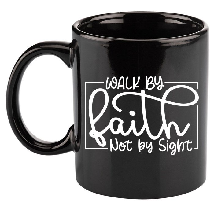 Shine Green Walk By Faith 11oz C Handle Ceramic Mug
