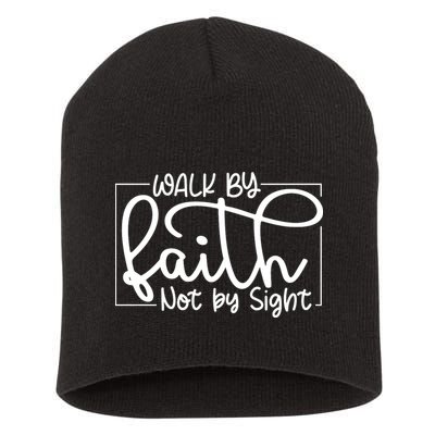Shine Green Walk By Faith Short Acrylic Beanie