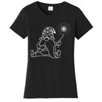 Summer Gnomes With Sunflower Graphic Women's T-Shirt