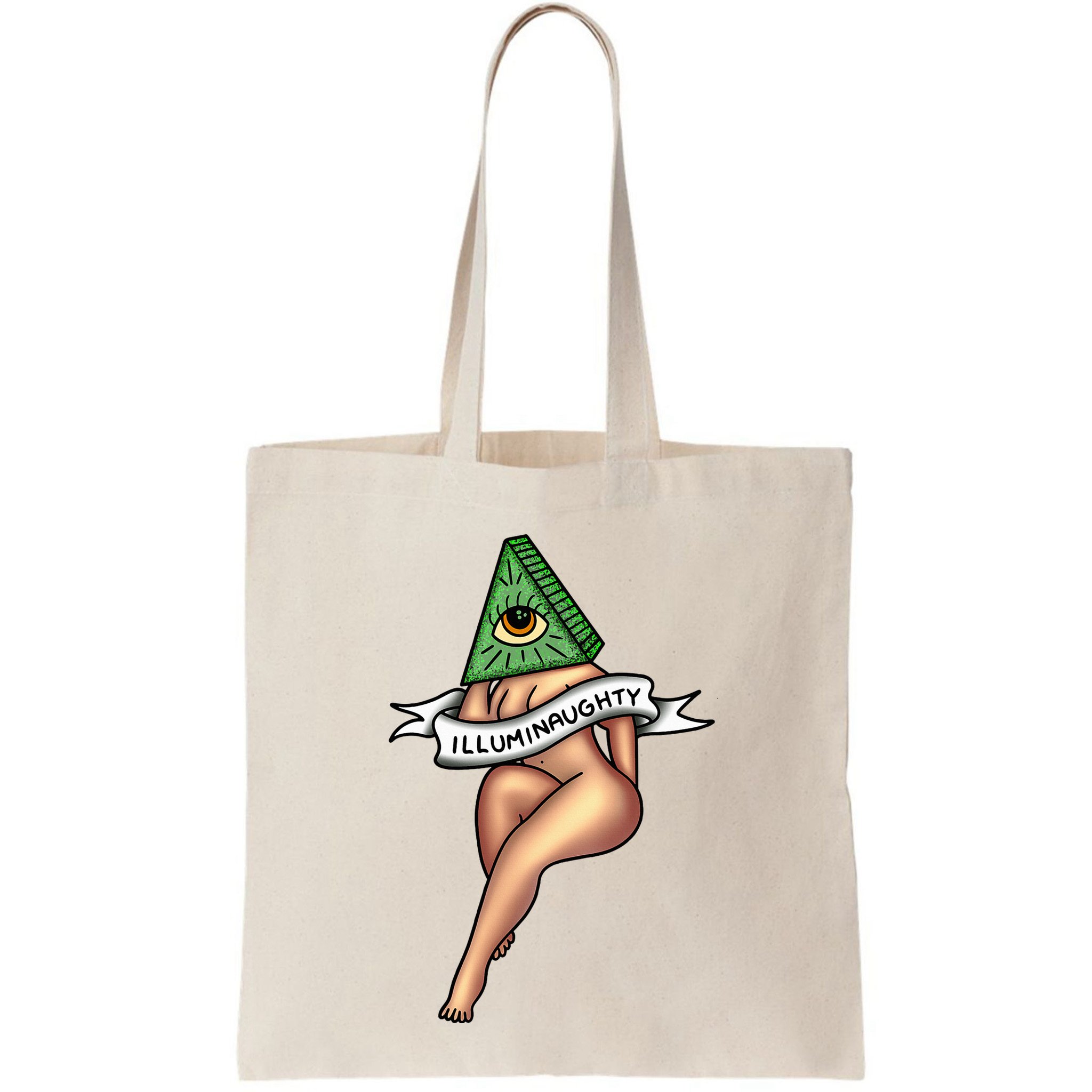 Sexy Girl X Illuminaughty X Illuminati Occult Tattoo Flash Bag
