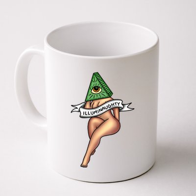 Sexy Girl X Illuminaughty X Illuminati Occult Tattoo Flash Mug