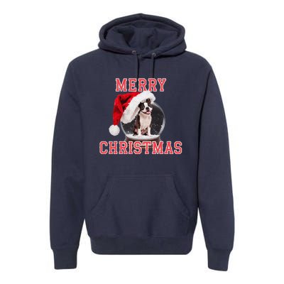 Snow Globe Xmas French Bulldog Christmas Premium Hoodie