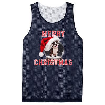 Snow Globe Xmas French Bulldog Christmas Mesh Reversible Basketball Jersey Tank