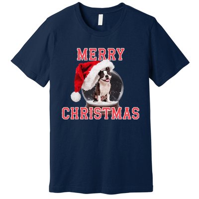 Snow Globe Xmas French Bulldog Christmas Premium T-Shirt