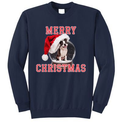 Snow Globe Xmas French Bulldog Christmas Tall Sweatshirt