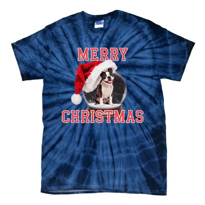 Snow Globe Xmas French Bulldog Christmas Tie-Dye T-Shirt