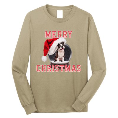 Snow Globe Xmas French Bulldog Christmas Long Sleeve Shirt