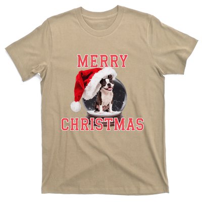 Snow Globe Xmas French Bulldog Christmas T-Shirt