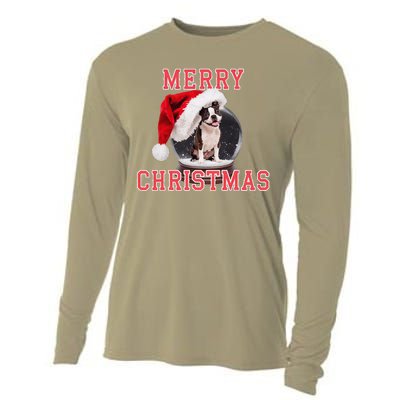 Snow Globe Xmas French Bulldog Christmas Cooling Performance Long Sleeve Crew