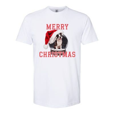 Snow Globe Xmas French Bulldog Christmas Softstyle® CVC T-Shirt