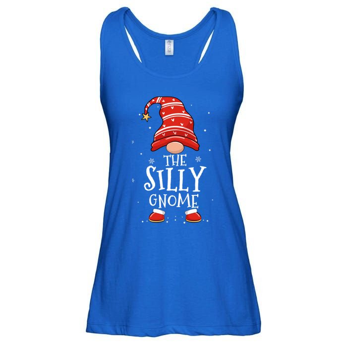 Silly Gnome Xmas Family Matching Funny Christmas Gnomes Cool Gift Ladies Essential Flowy Tank