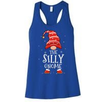 Silly Gnome Xmas Family Matching Funny Christmas Gnomes Cool Gift Women's Racerback Tank