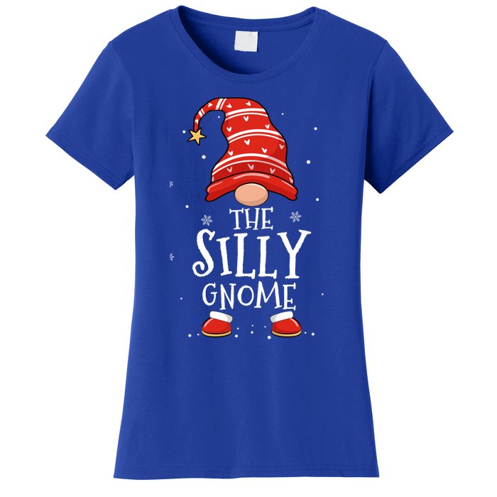 Silly Gnome Xmas Family Matching Funny Christmas Gnomes Cool Gift Women's T-Shirt