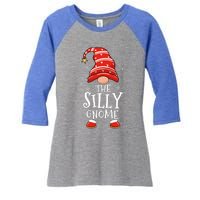 Silly Gnome Xmas Family Matching Funny Christmas Gnomes Cool Gift Women's Tri-Blend 3/4-Sleeve Raglan Shirt