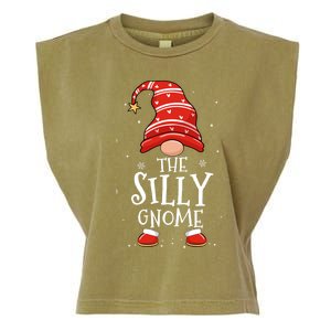 Silly Gnome Xmas Family Matching Funny Christmas Gnomes Cool Gift Garment-Dyed Women's Muscle Tee