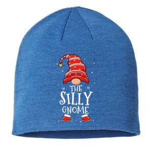 Silly Gnome Xmas Family Matching Funny Christmas Gnomes Gift Sustainable Beanie