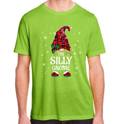 Silly Gnome Xmas Family Matching Plaid Christmas Gnomes Cool Gift Adult ChromaSoft Performance T-Shirt