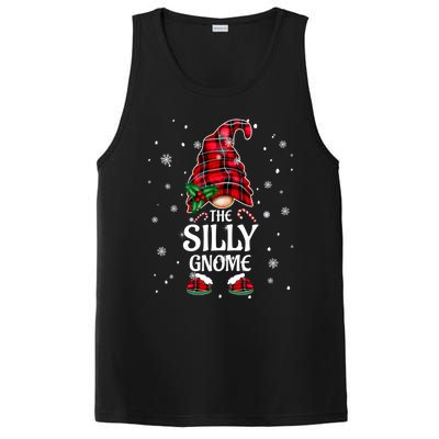 Silly Gnome Xmas Family Matching Plaid Christmas Gnomes Cool Gift PosiCharge Competitor Tank