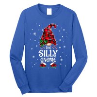 Silly Gnome Xmas Family Matching Plaid Christmas Gnomes Cool Gift Long Sleeve Shirt