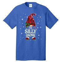 Silly Gnome Xmas Family Matching Plaid Christmas Gnomes Cool Gift Tall T-Shirt