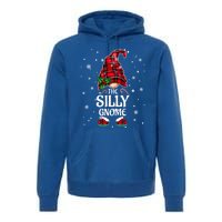 Silly Gnome Xmas Family Matching Plaid Christmas Gnomes Cool Gift Premium Hoodie