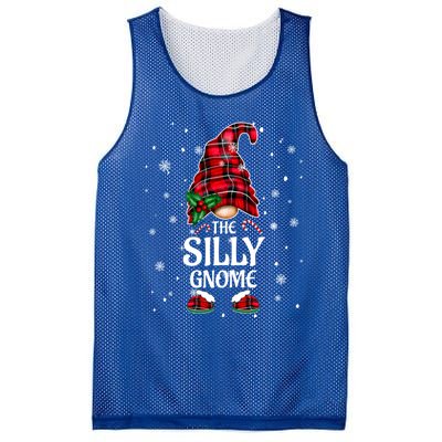 Silly Gnome Xmas Family Matching Plaid Christmas Gnomes Cool Gift Mesh Reversible Basketball Jersey Tank