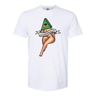 Sexy Girl X Illuminaughty X Illuminati Occult Tattoo Flash Softstyle® CVC T-Shirt