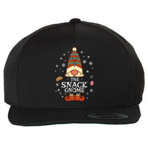 Snack Gnome Xmas Funny Family Matching Christmas Party Cake Gift Wool Snapback Cap