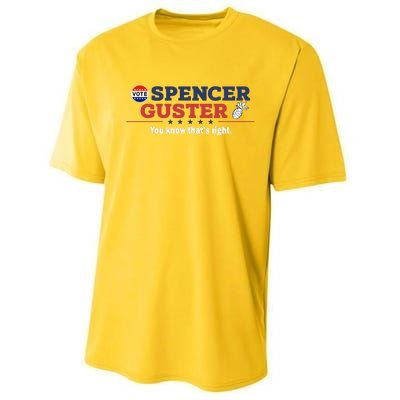 Spencer Guster You Know ThatS Right Performance Sprint T-Shirt