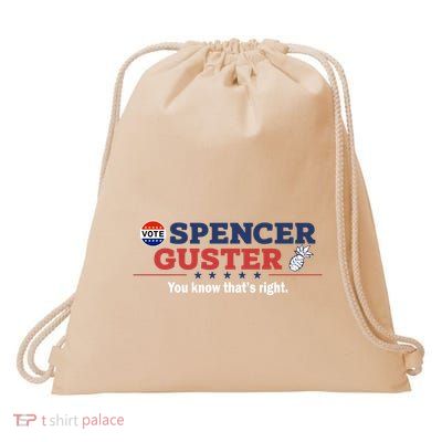 Spencer Guster You Know ThatS Right Drawstring Bag