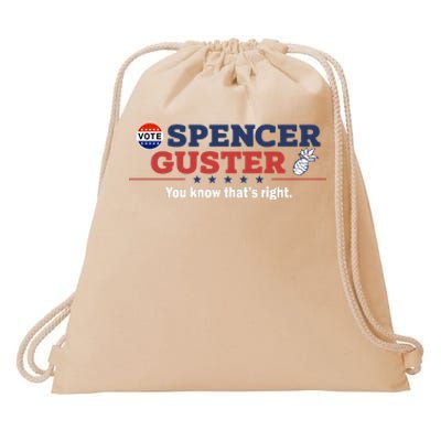 Spencer Guster You Know ThatS Right Drawstring Bag