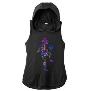 Soccer Girl Youth Women Players TShirt Ladies PosiCharge Tri-Blend Wicking Draft Hoodie Tank