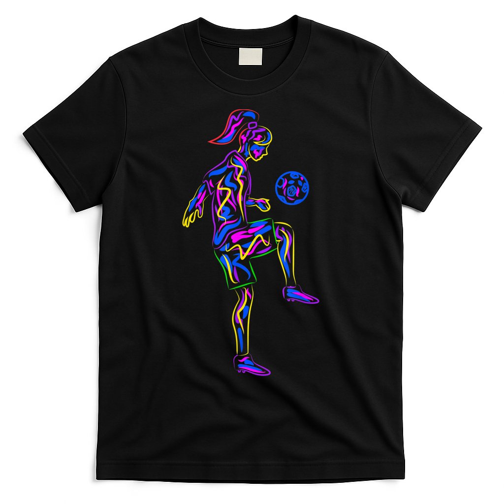 Soccer Girl Youth Women Players TShirt T-Shirt