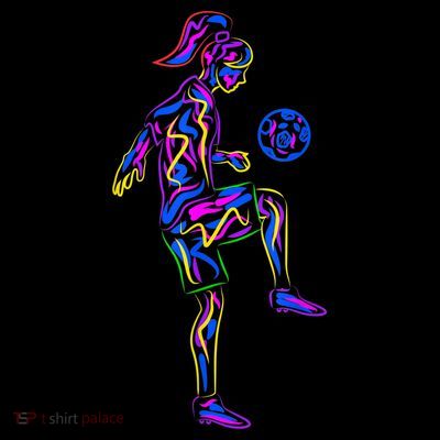 Soccer Girl Youth Women Players TShirt T-Shirt