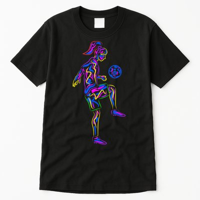 Soccer Girl Youth Women Players TShirt Tall T-Shirt