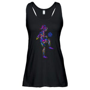 Soccer Girl Youth Women Players TShirt Ladies Essential Flowy Tank