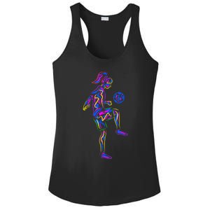 Soccer Girl Youth Women Players TShirt Ladies PosiCharge Competitor Racerback Tank