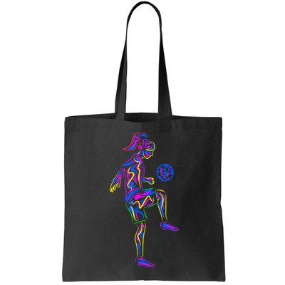 Soccer Girl Youth Women Players TShirt Bag