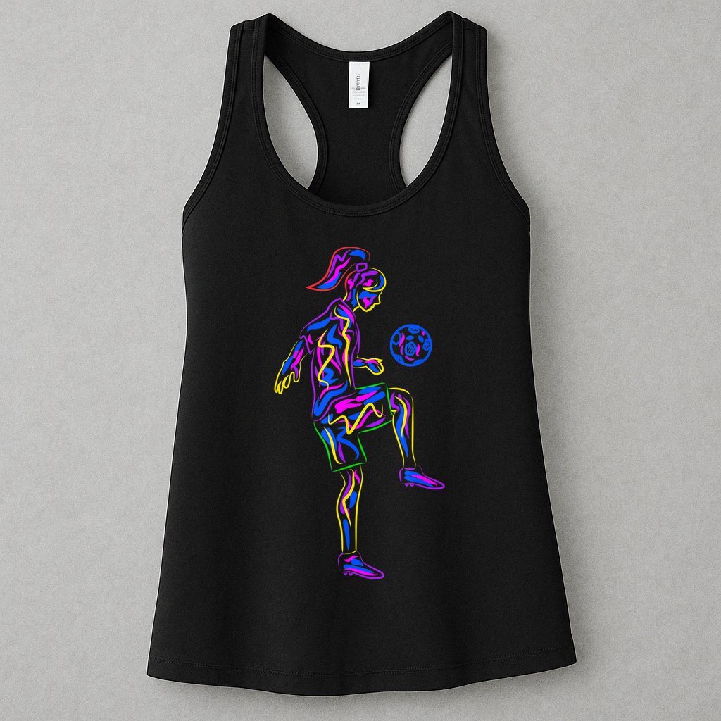 Soccer Girl Youth Women Players TShirt Womens Tank Top