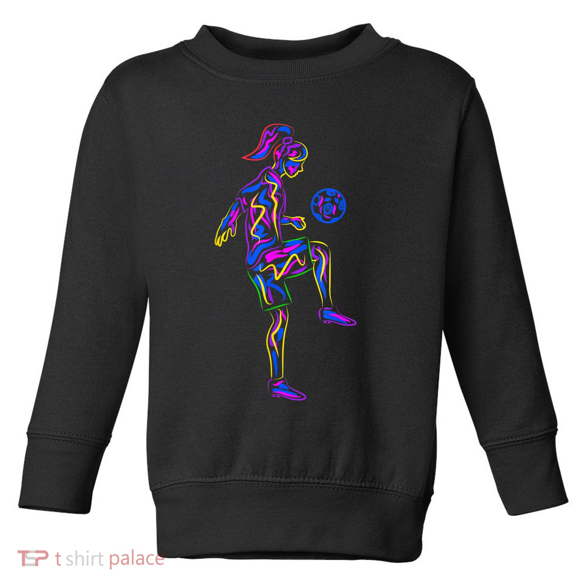 Soccer Girl Youth Women Players TShirt Toddler Sweatshirt