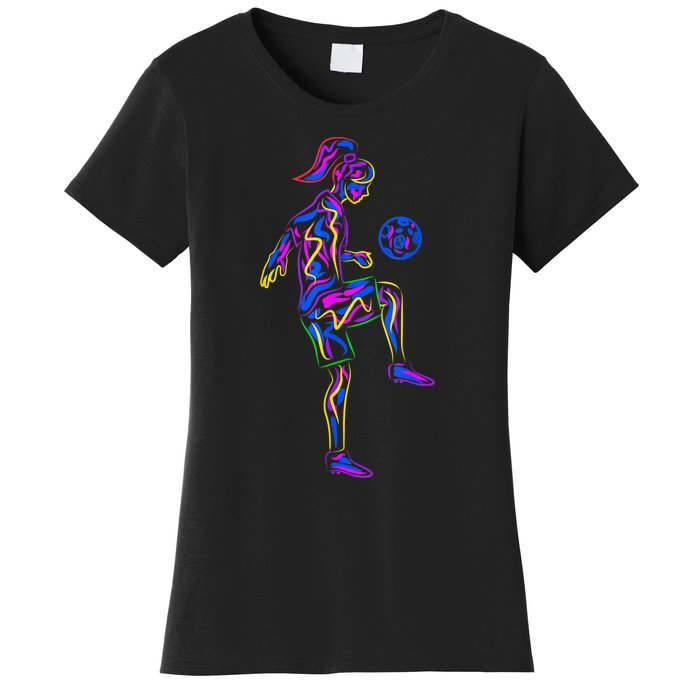 Soccer Girl Youth Women Players TShirt Women's T-Shirt