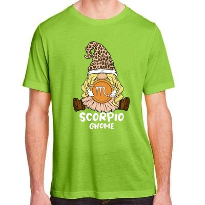 Scorpio Gnome Zodiac Sign Leopard Print Hat Cool Gift Adult ChromaSoft Performance T-Shirt